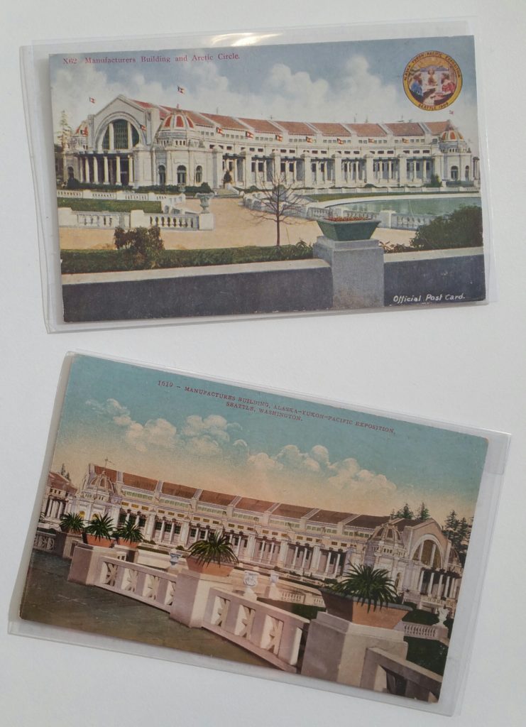 1909 World's Fair postcards