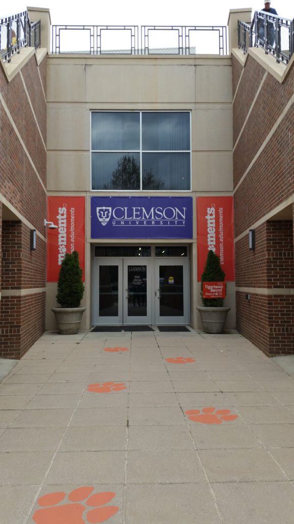 Follow the paw prints! Welcome to Clemson!