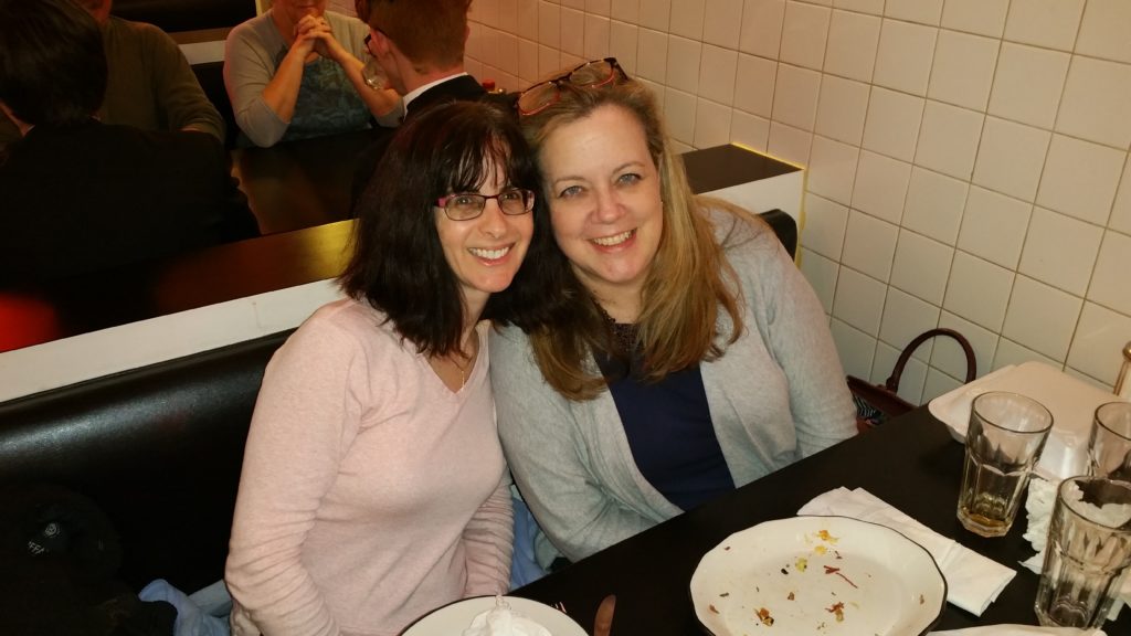 My college friend and sorority sister, Tara, and I are smiling not only because we really enjoyed our meal but because it was great seeing each other again after more than 25 years!