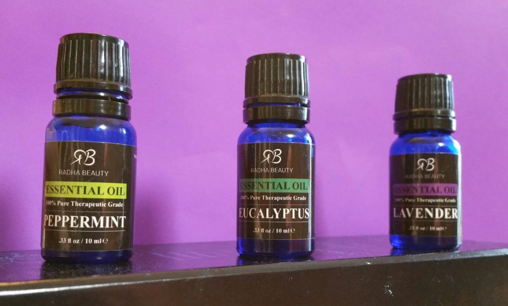 Essential oils--peppermint, eucalyptus, and lavender