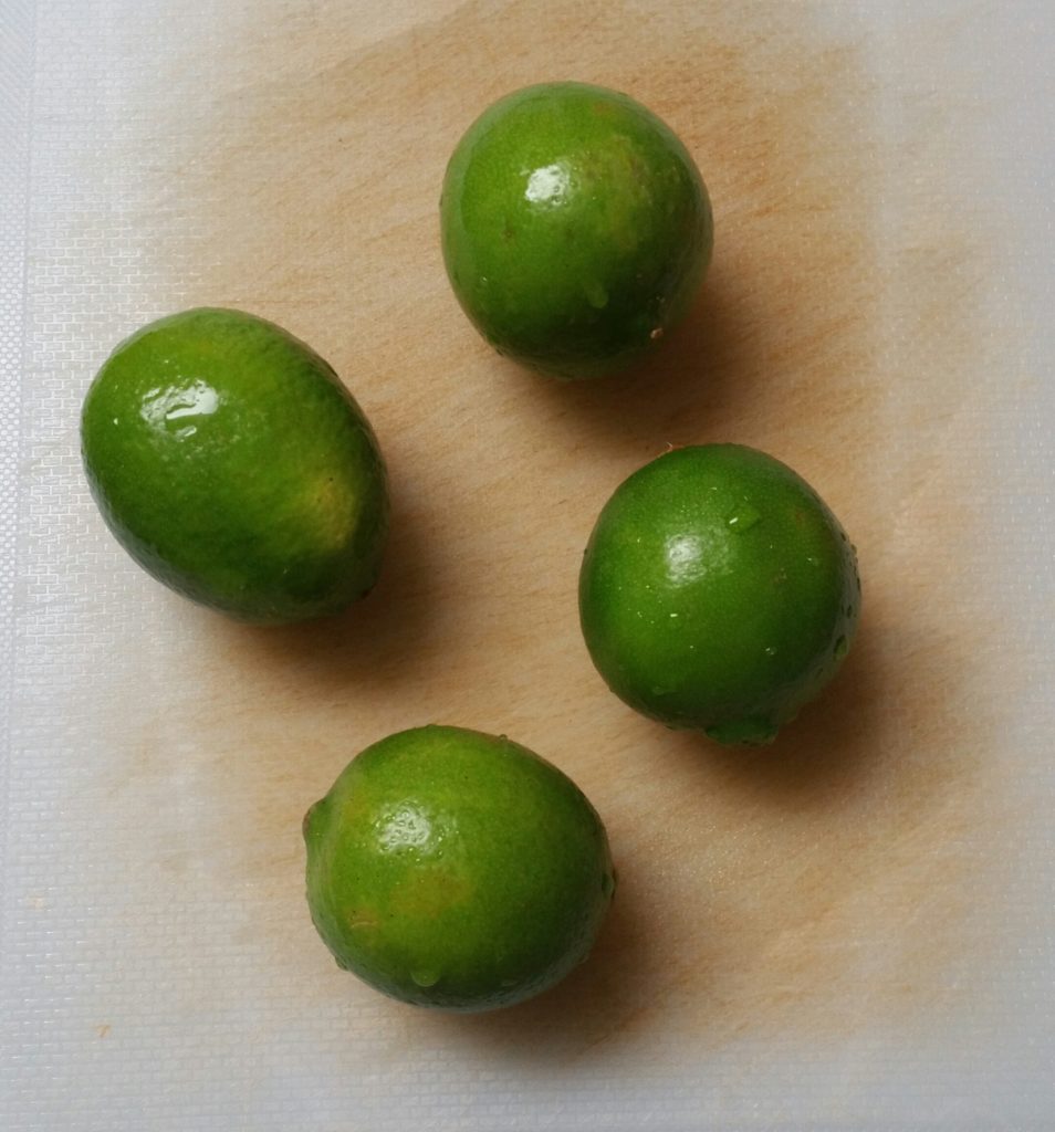 My four limes--These were my inspiration!
