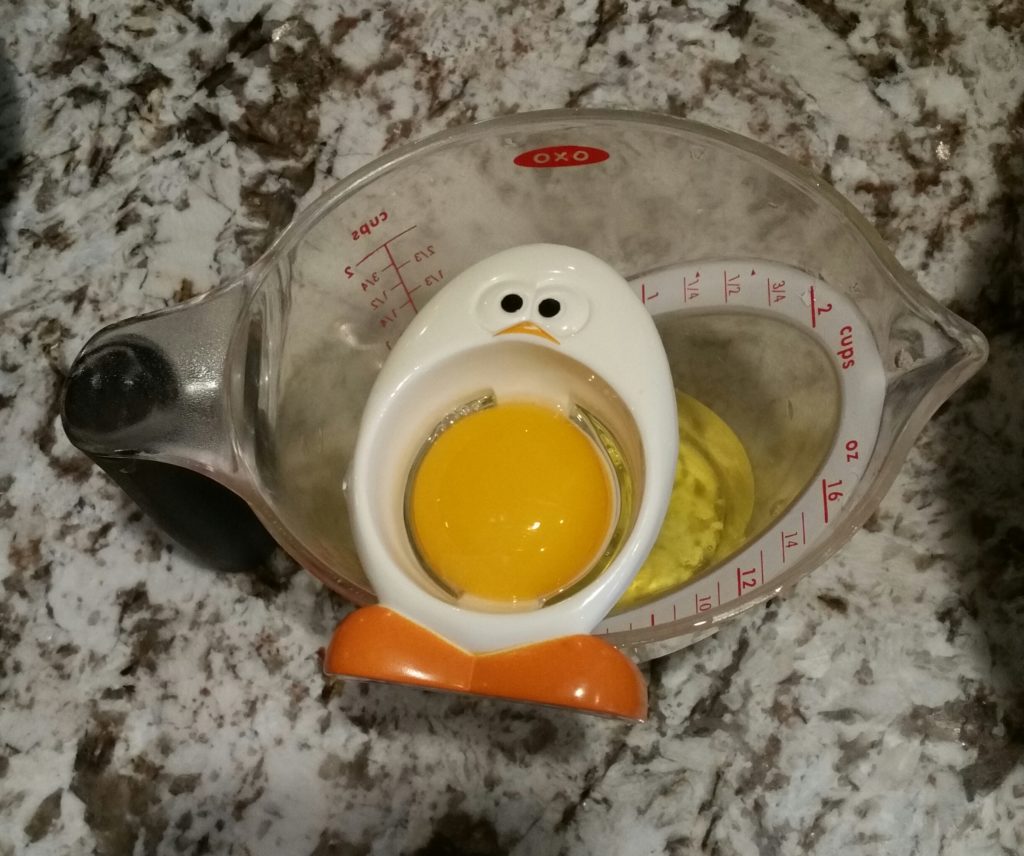 This has to be the cutest egg separator I have ever seen.