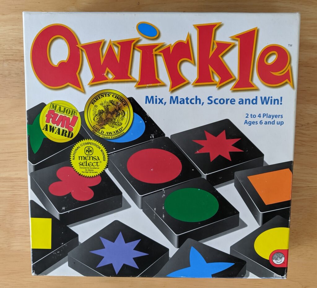 Another game night favorite!  (I think that everyone in my family has one this game at some time.  Anything can happen!) 